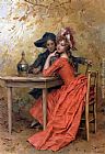 Frederick Hendrik Kaemmerer Famous Paintings - The Lady In Red